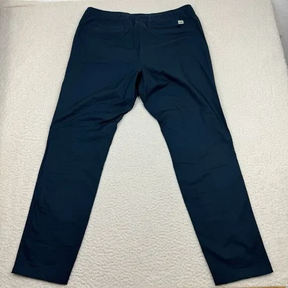 VUORI Ripstop Drawstring Pants Mens XXL Blue V412 Workout Active Lightweight Jog - Picture 4 of 9